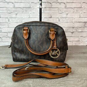 Michael Kors Jet Set Travel XS Duffle Bag Chocolate Brown MK